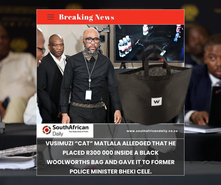 Photo:R300 000 in a Woolworths bag: Matlala testifies – South African Daily