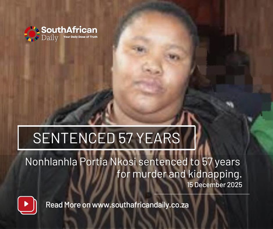 Photo:Woman handed 57 years for murder and kidnapping– South African Daily”