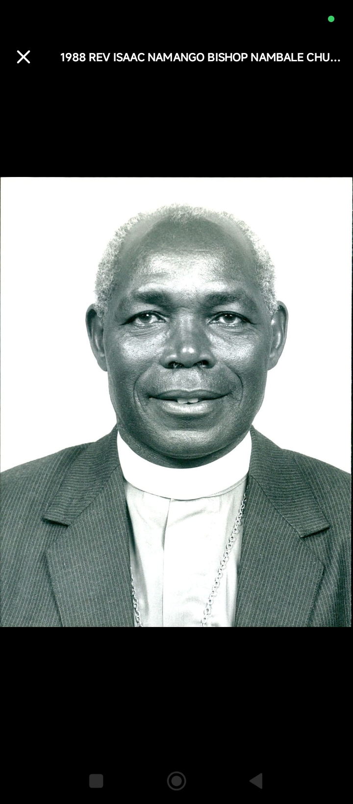 Late Rt. Rev. Isaac Namango