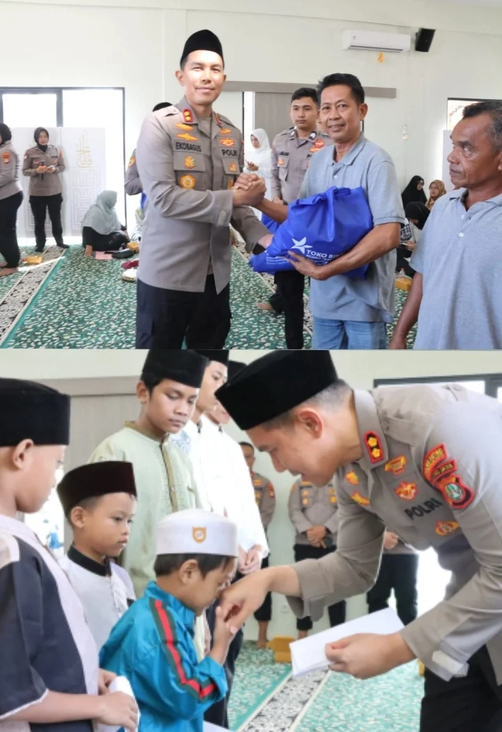 Sambut Tahun Baru Islam, Polres Metro Tangerang Kota Gelar Pengajian dan Santunan Anak Yatim
