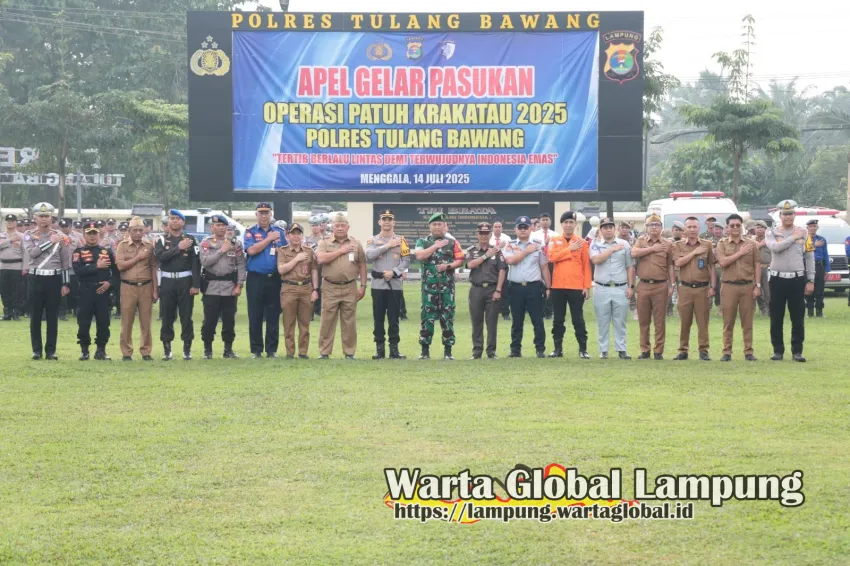 Polres tulang bawang gelar operasi patuh Krakatau 2025, catat tanggalnya 