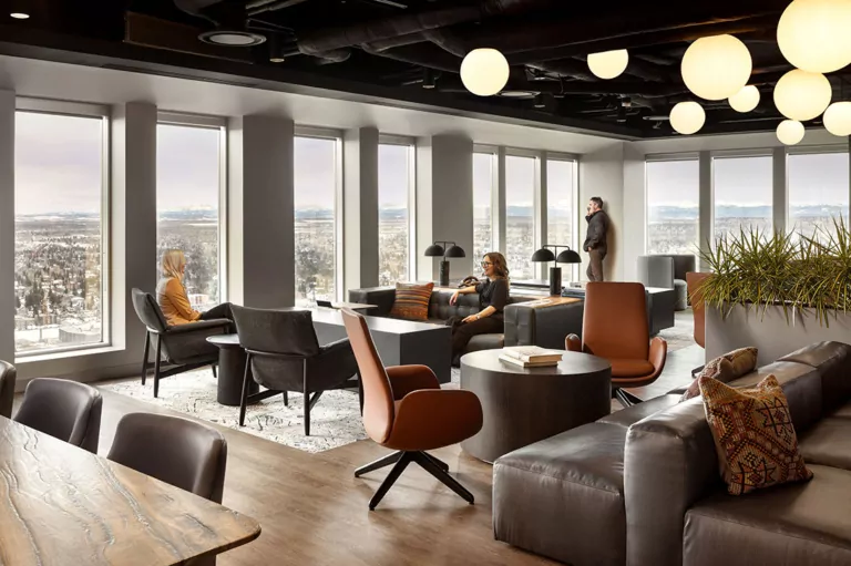 Keilhauer Forsi chairs in a corporate office setting