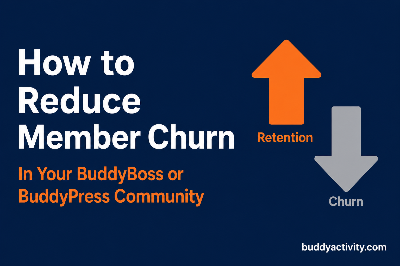 How to reduce member churn in your BuddyBoss or BuddyPress community