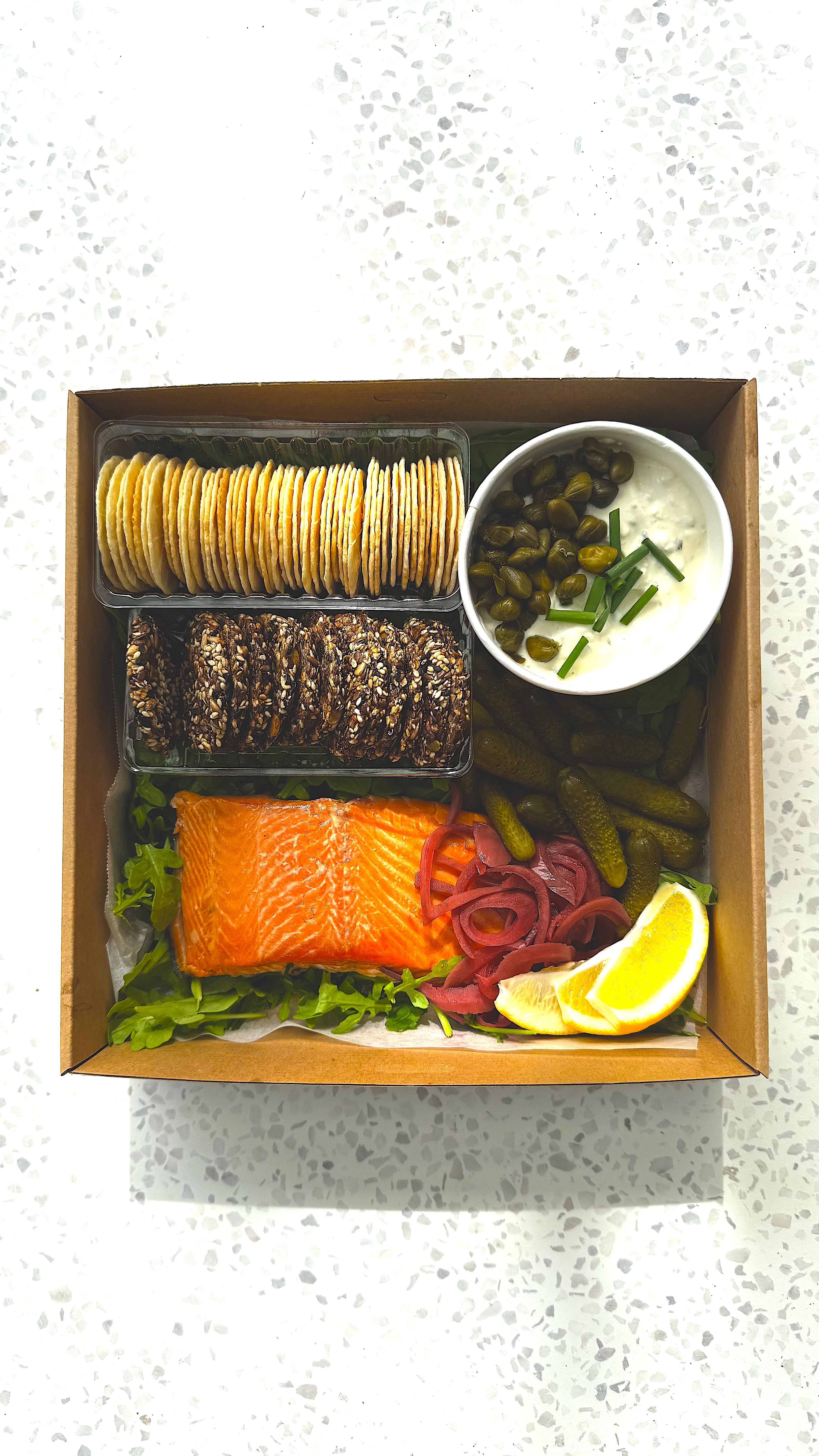 Salmon platter