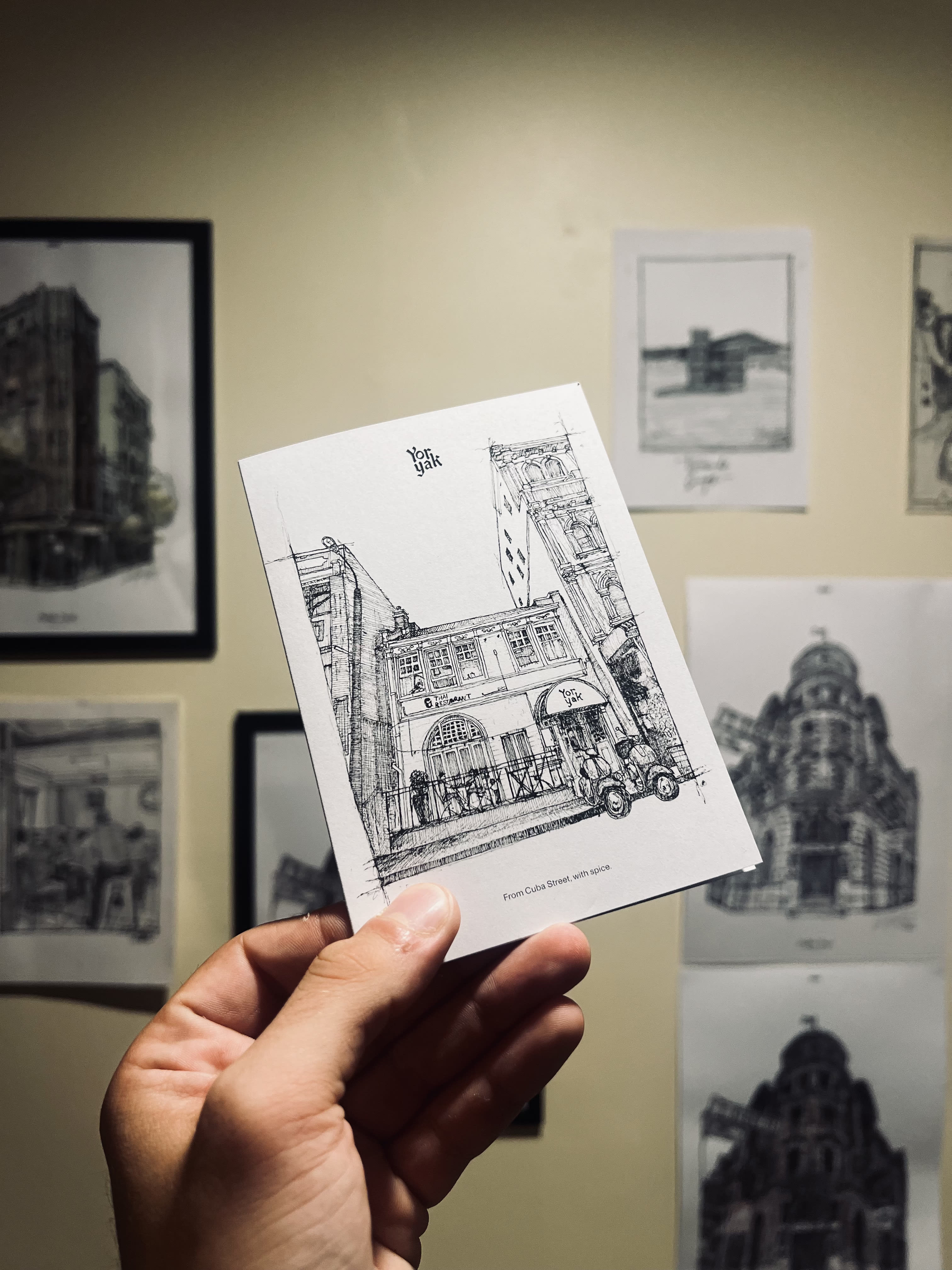 Yor Yak postcard