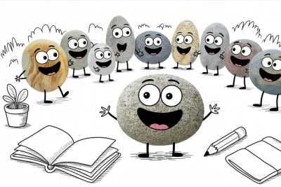The good and the beautiful homeschool curriculum stone characters learning together