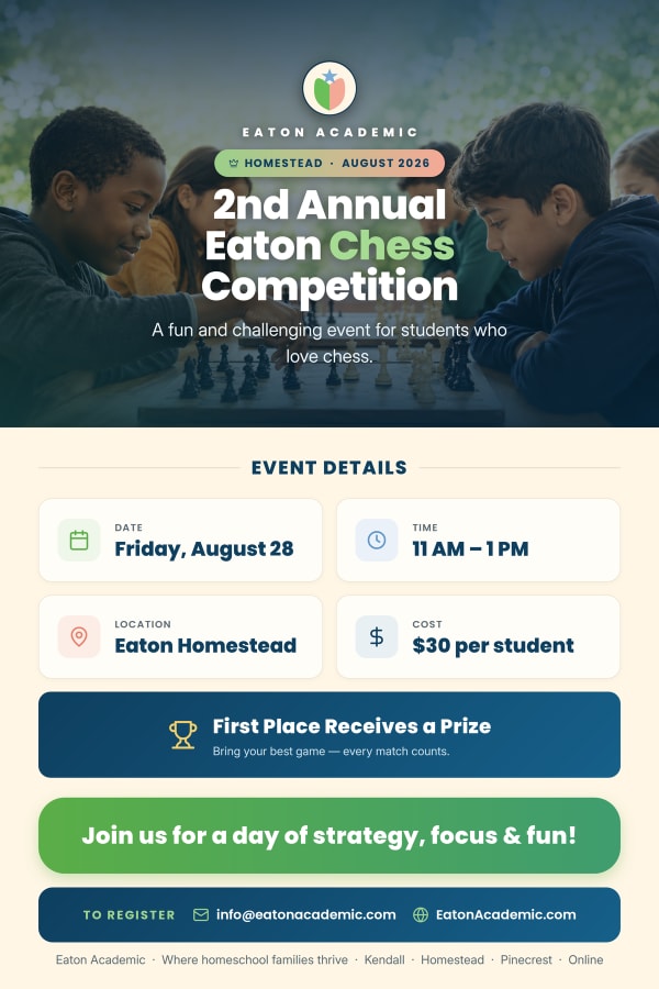 2nd Annual Chess Competition (Homestead)
