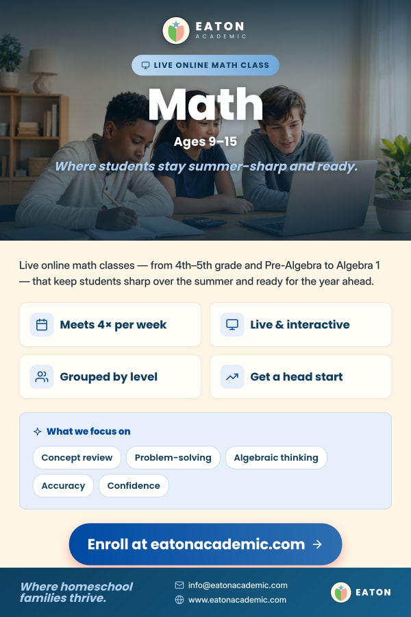 Summer Math (Online)