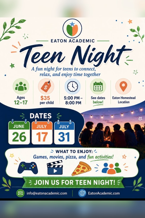 Eaton Teen Night (Homestead)