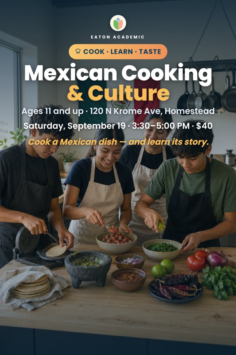 Mexican Cooking (Ages 7-10)