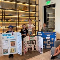 Students at science fair