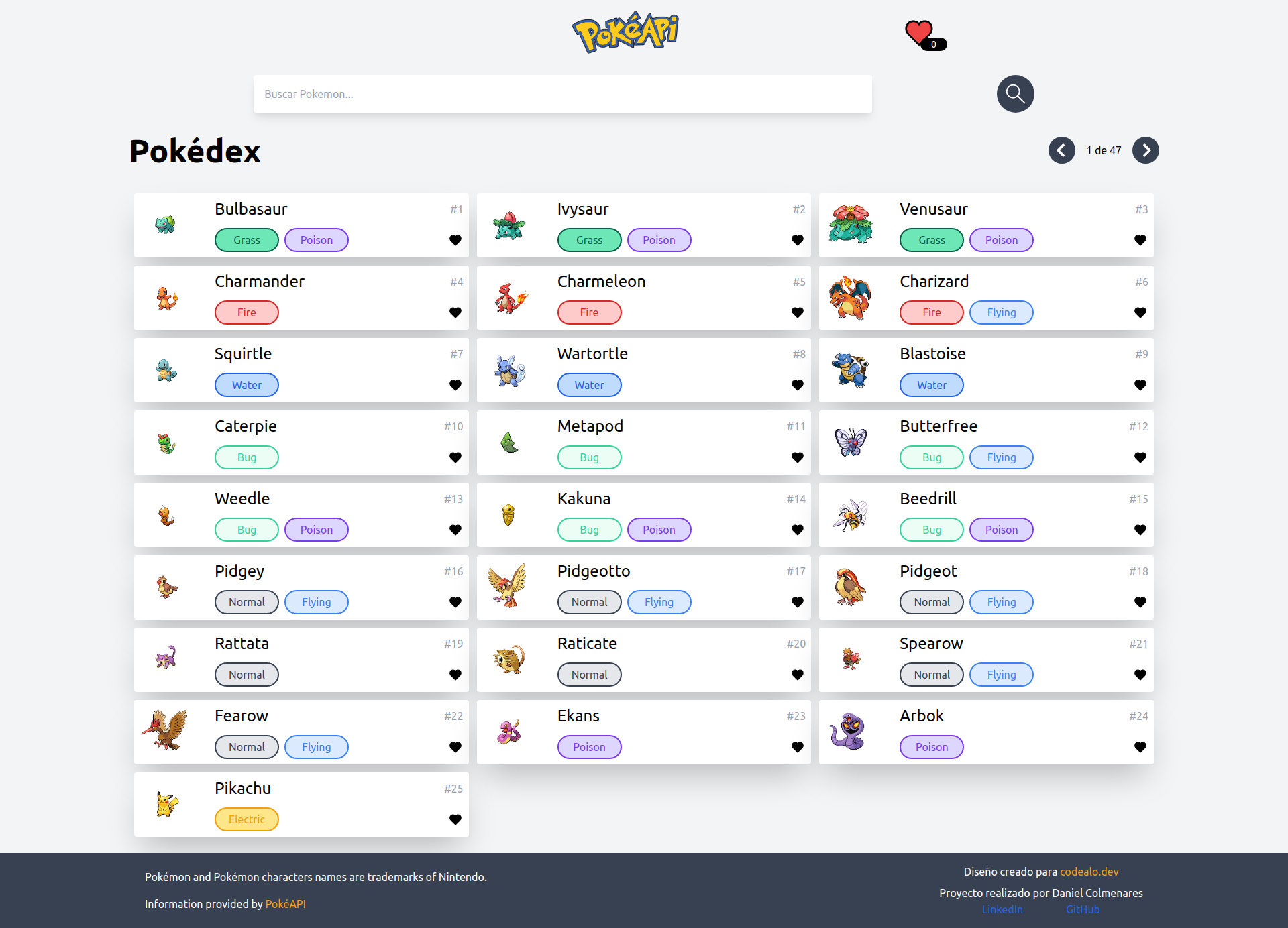 Pokédex Interactivo preview