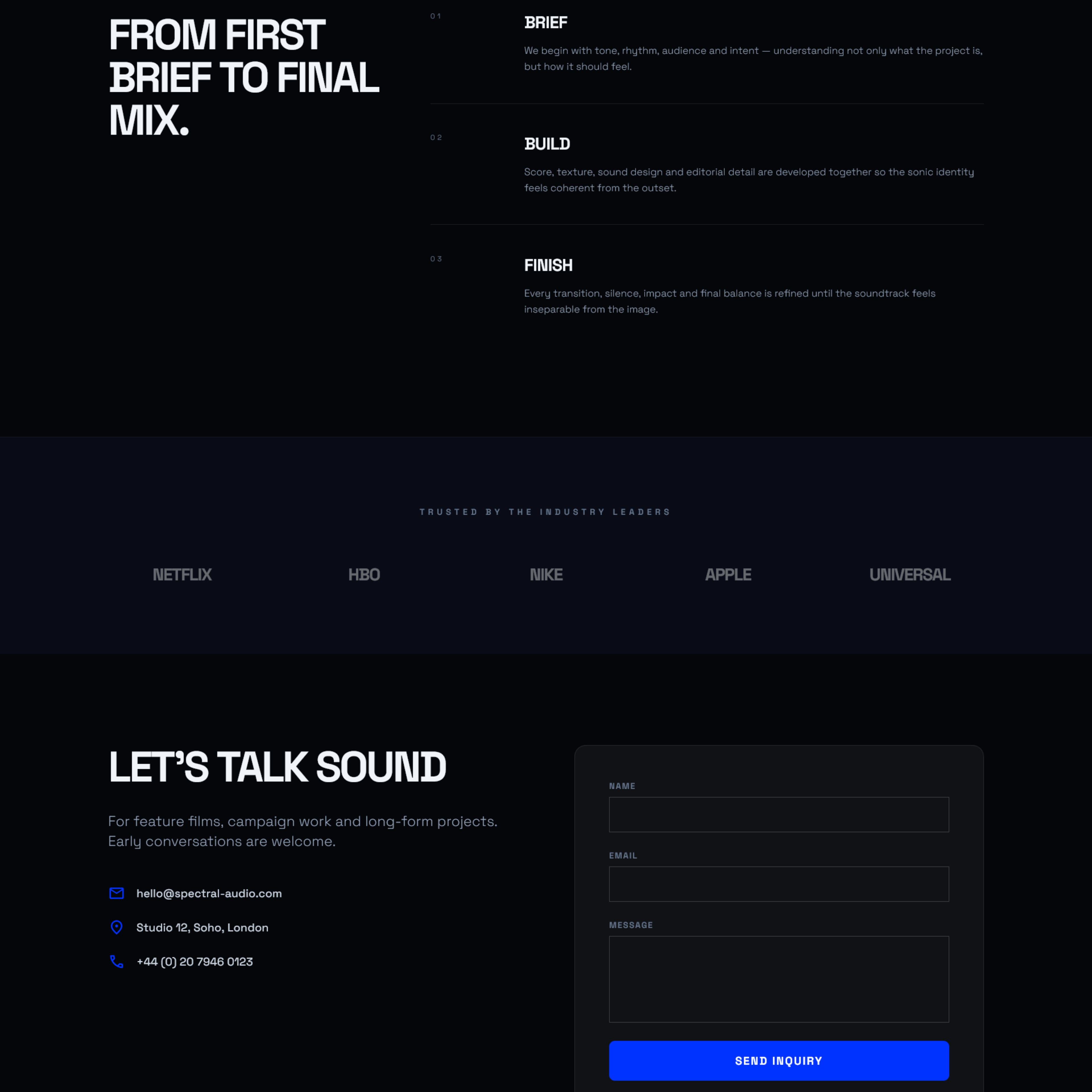 Spectral client process