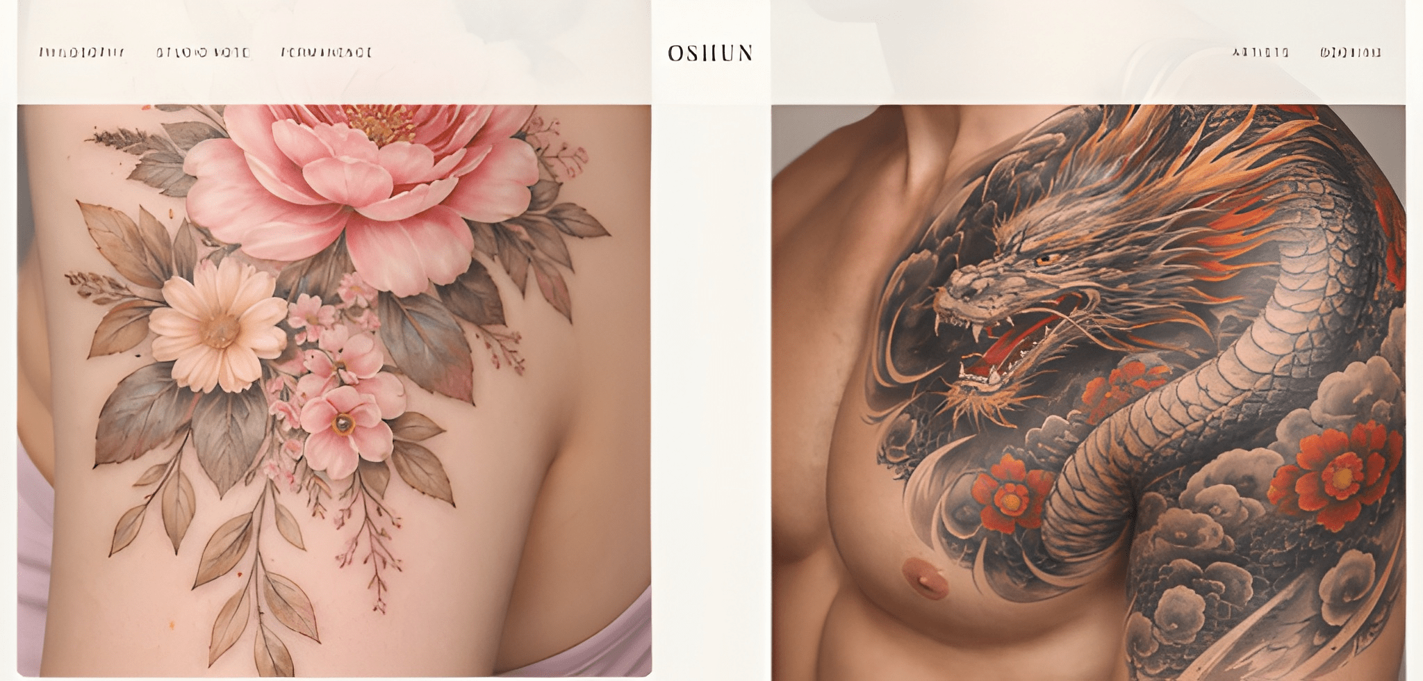 Oshun Studios tattoo work