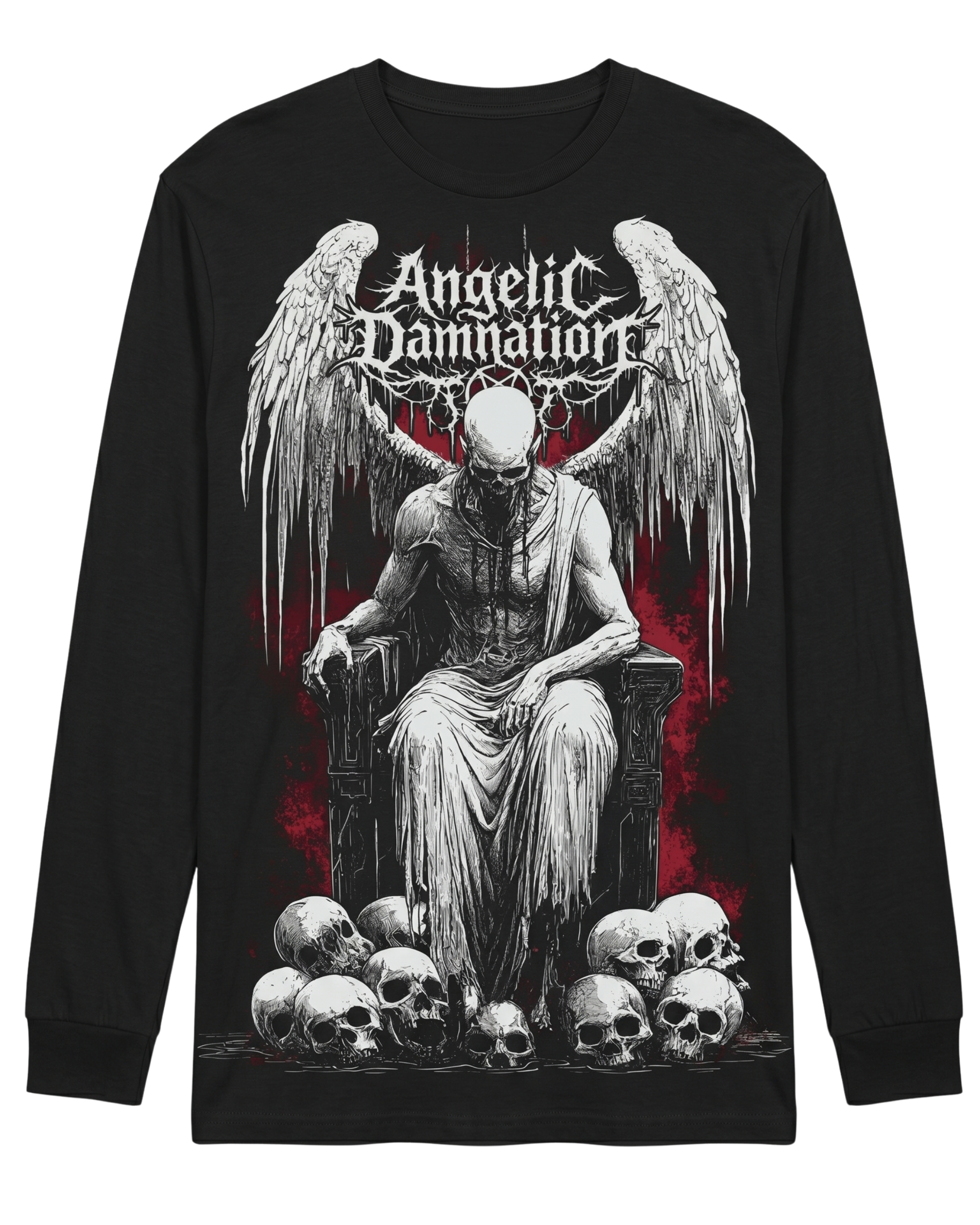 Angelic Damnation the Fallen Long Sleeve Tee