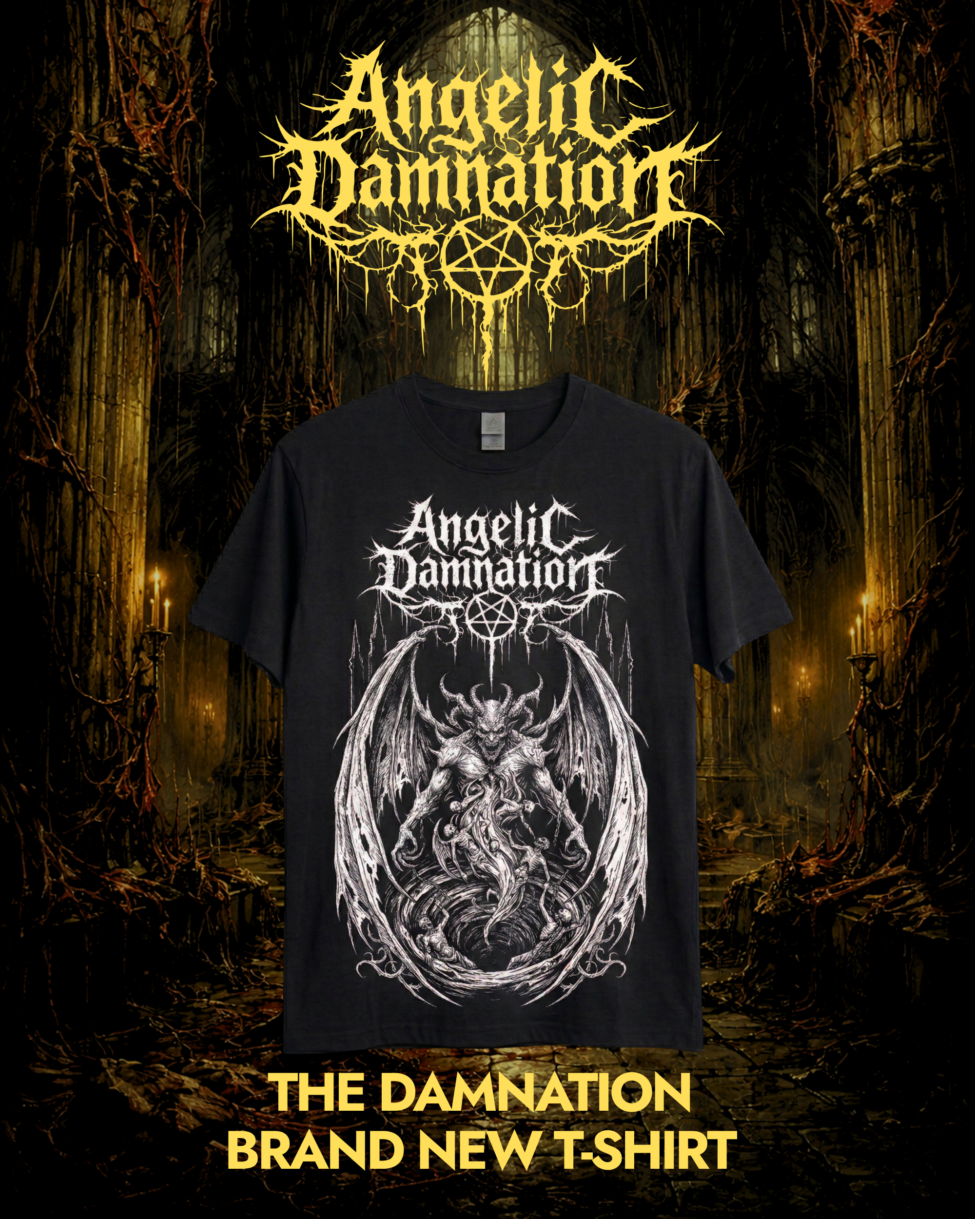 Angelic Damnation Damnation Brand New T-Shirt