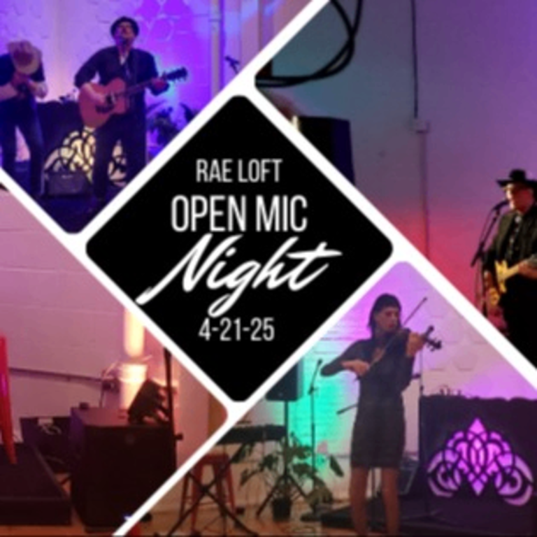 Event Photo: Open Mic Night at Rae Loft