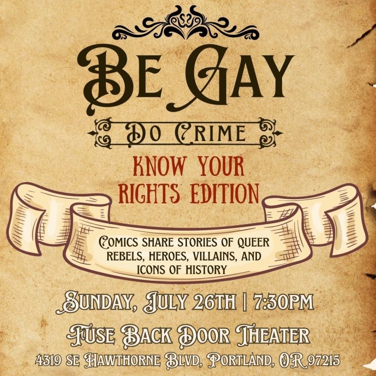 event poster with title in text