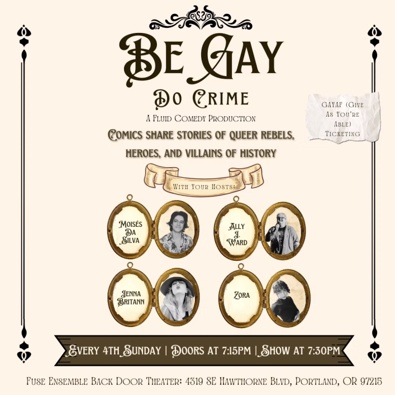 event poster with title in text 