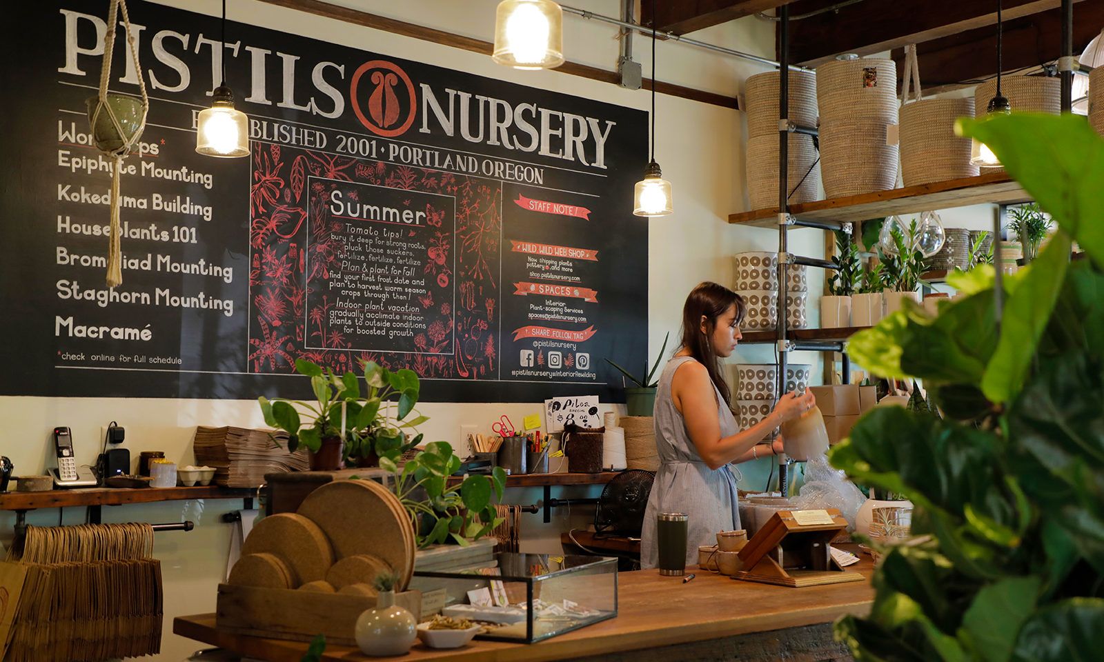 Pistils Nursery on North Mississippi Avenue offers plenty of gardening supplies, plants and resources, including a build-your-own-terrarium station.