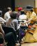 Chef Tenzin “Kyikyi” Yeshi-Men hands out homemade Himalayan dumplings at a Tender Table event.