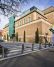 The Portland Art Museum\'s two buildings are separated by a public sculpture garden.
