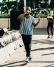 Local rapper Fountaine (originally from Northeast Portland) performing at My People\'s Market.