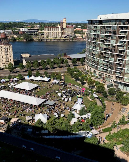 The Portland Craft Beer Festival is held in The Fields Park over the Fourth of July weekend.