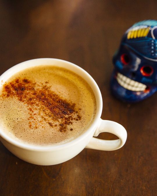 Revolución specializes in traditional Mexican beverages like atole and champurrado.