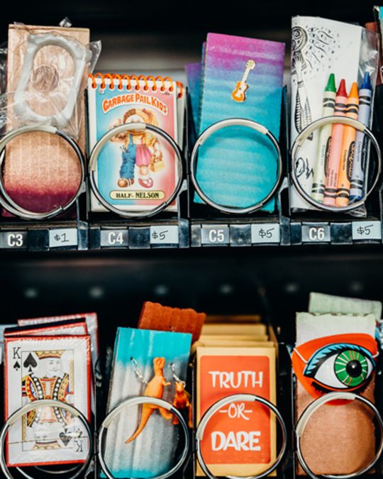 Each Venderia is packed with a mix of useful, nostalgic and whimsical items.