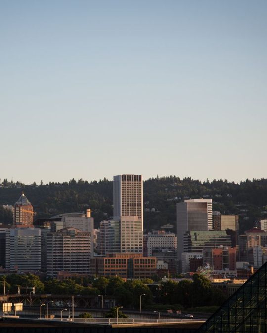 In Lloyd you can catch a Blazers game and a great view of downtown.