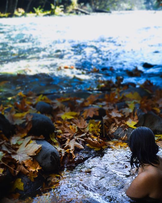 Warm up in the waters of Deer Creek Hot Springs.