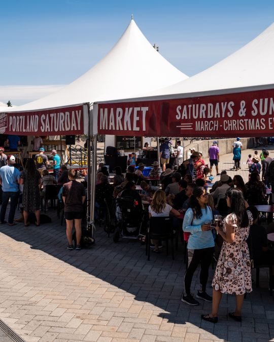 Combining an arts show, a live street concert and an open-air bazaar, this riverside market has been a beloved Portland tradition since 1974.
