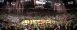 Trail Blazers fans celebrate a win at the Moda Center.
