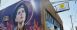 A mural painted outside vintage shop Artifact on Southeast Division Street.