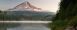 Enjoy a breathtaking sunrise over Mount Hood while camping at Trillium Lake.