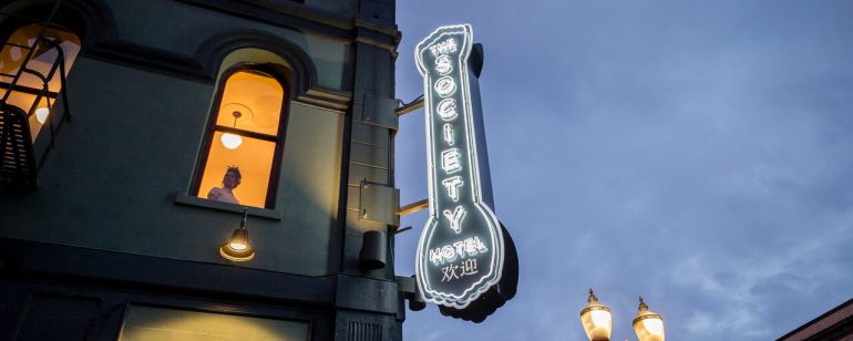 The Society Hotel is the perfect base camp for late-night fun in Old Town Chinatown.