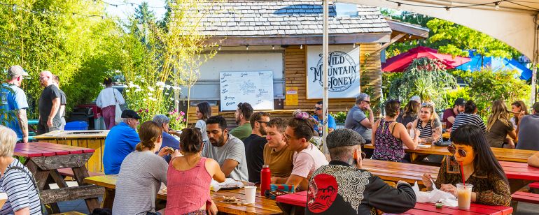 For a sampling of some of the city\'s best food, head to Cartopia food cart pod on Southeast Hawthorne Boulevard.