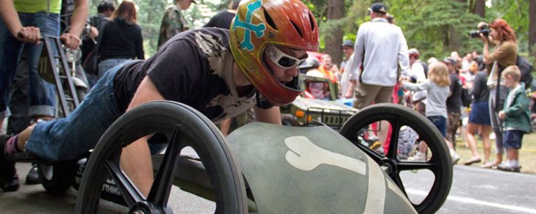 PDX Adult Soapbox Derby at Mt. Tabor Park