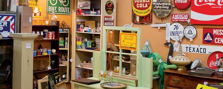 One of more than 200 vendors\' stalls at Stars Antiques Mall