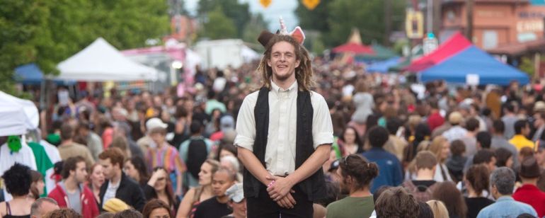 The Alberta Arts District\'s monthly Last Thursday art walk and street fair