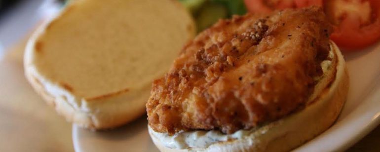 Vita Cafe on Northeast Alberta Street offers a fried tofu-laden \"fishwich\" with vegan tartar sauce.