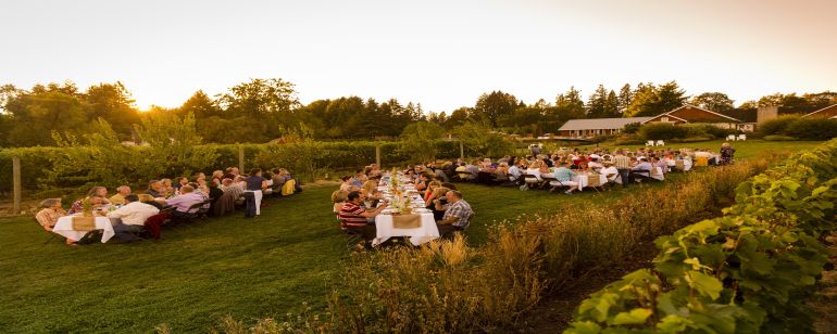 Snag tickets to enjoy an ultra-fresh farm dinner al fresco.