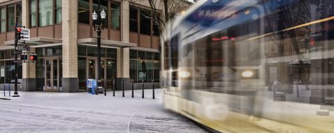 MAX, portland\'s light rail train