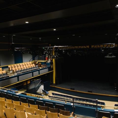 an empty theater