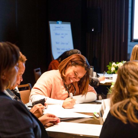 The Women\'s Executive Forum was held at the Porter Hotel in downtown Portland in February 2019.