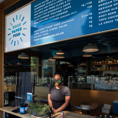 Rock Paper Fish, a New England-inspired fish-and-chip shop, opened in summer 2020.