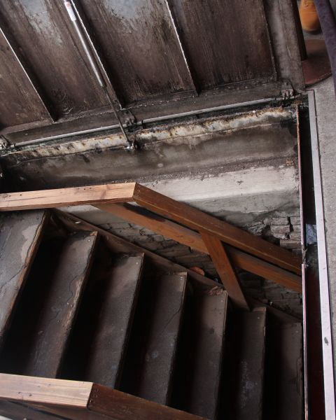 stairs leading to underground Portland