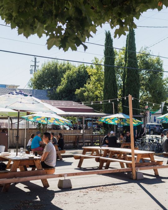 Stormbreaker Brewery on North Mississippi Avenue expanded its patio seating area during the COVID-19 pandemic.