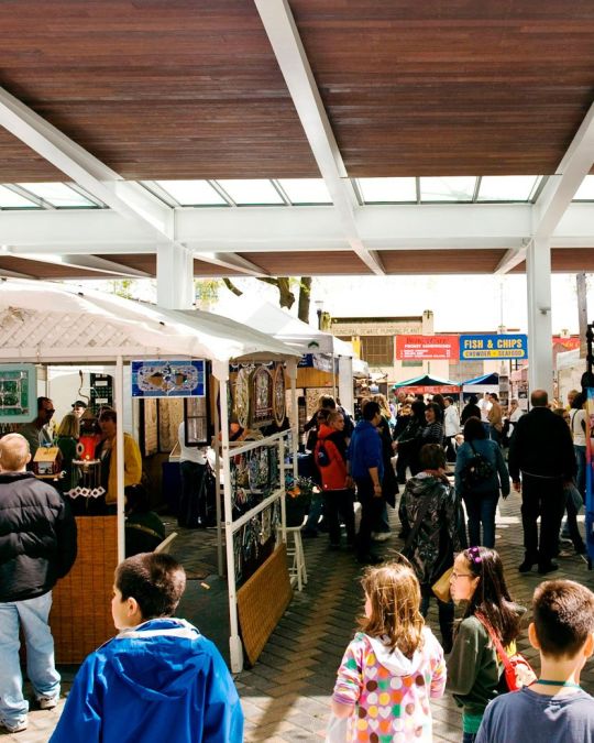people browsing at outdoor market